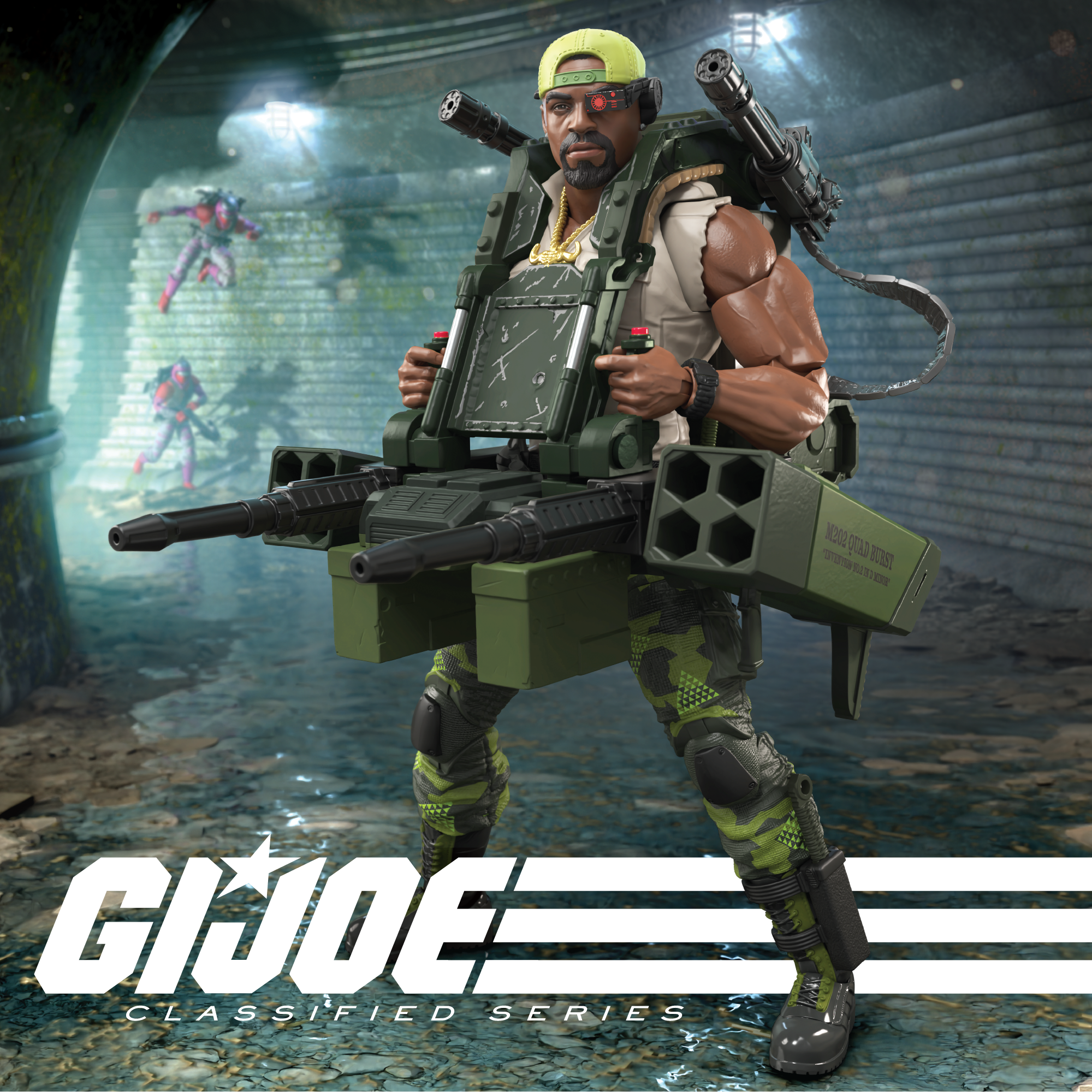 G.I. Joe Classified Series #150, Heavy Duty with Man-Portable Heavy Weapons System