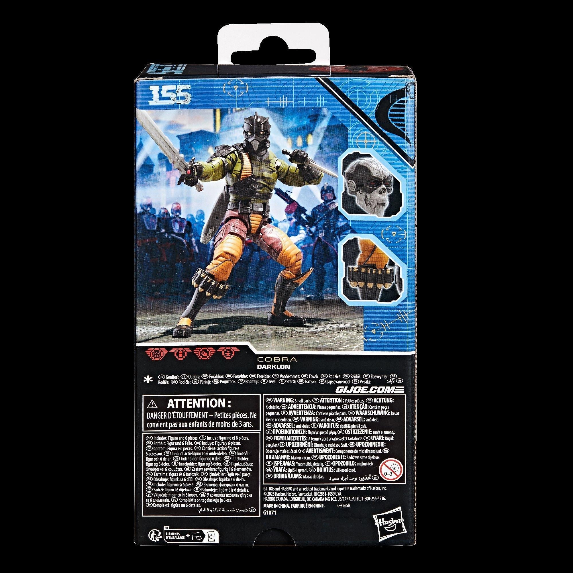 G.I. Joe Classified Series #155, Darklon