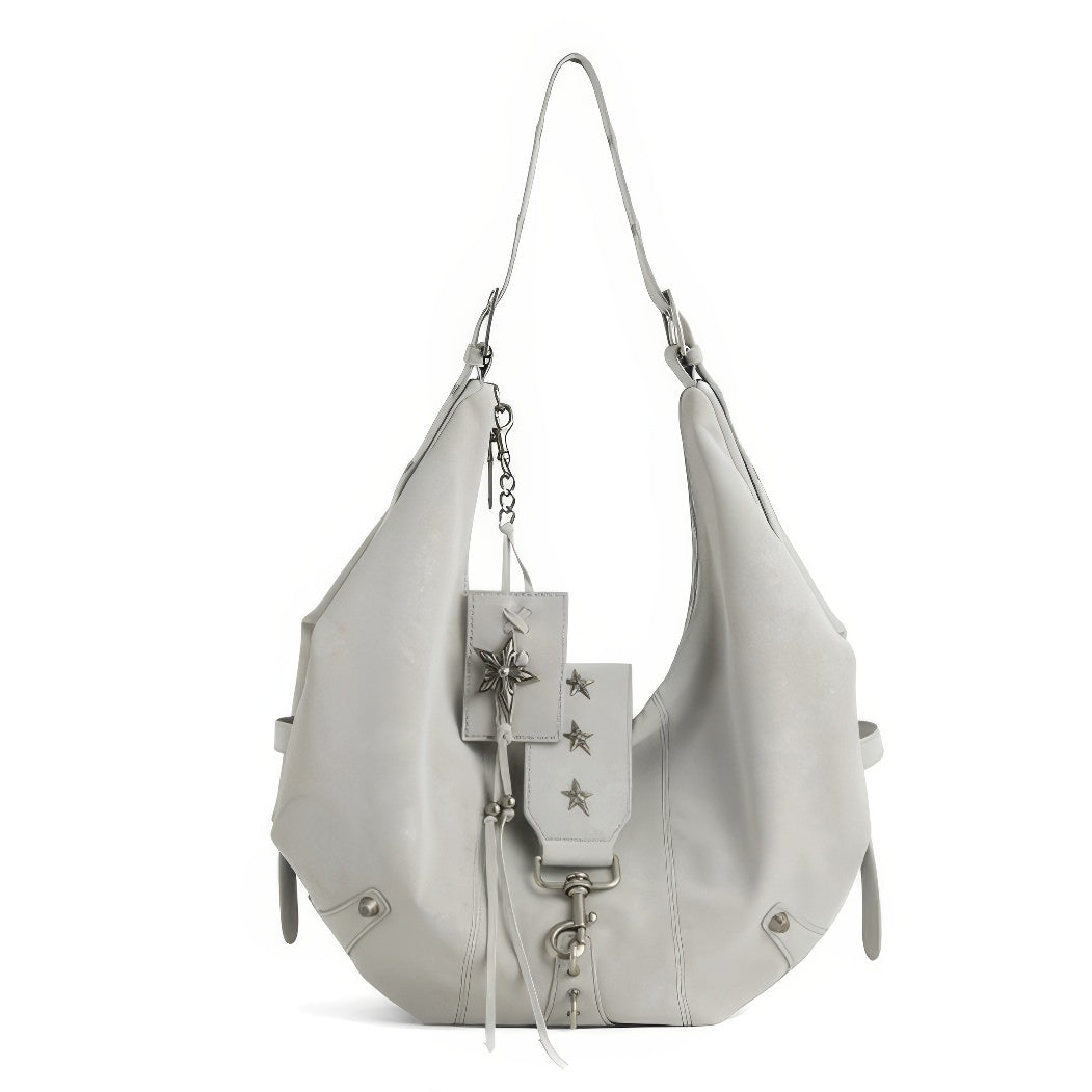 Star Detail Hobo Bag