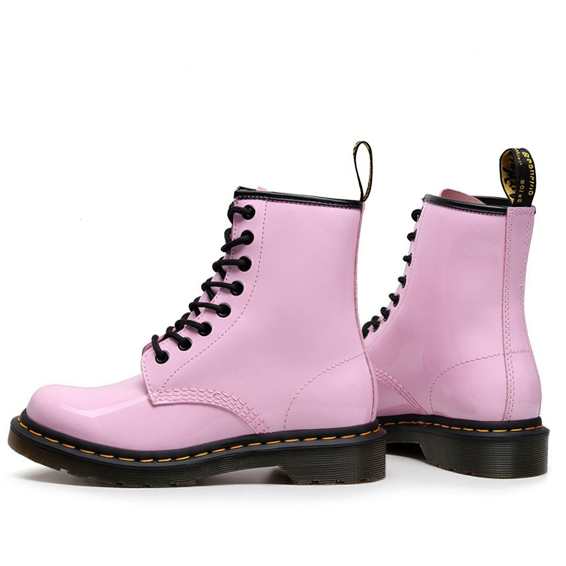 Smooth Finish Lace-Up Ankle Boots