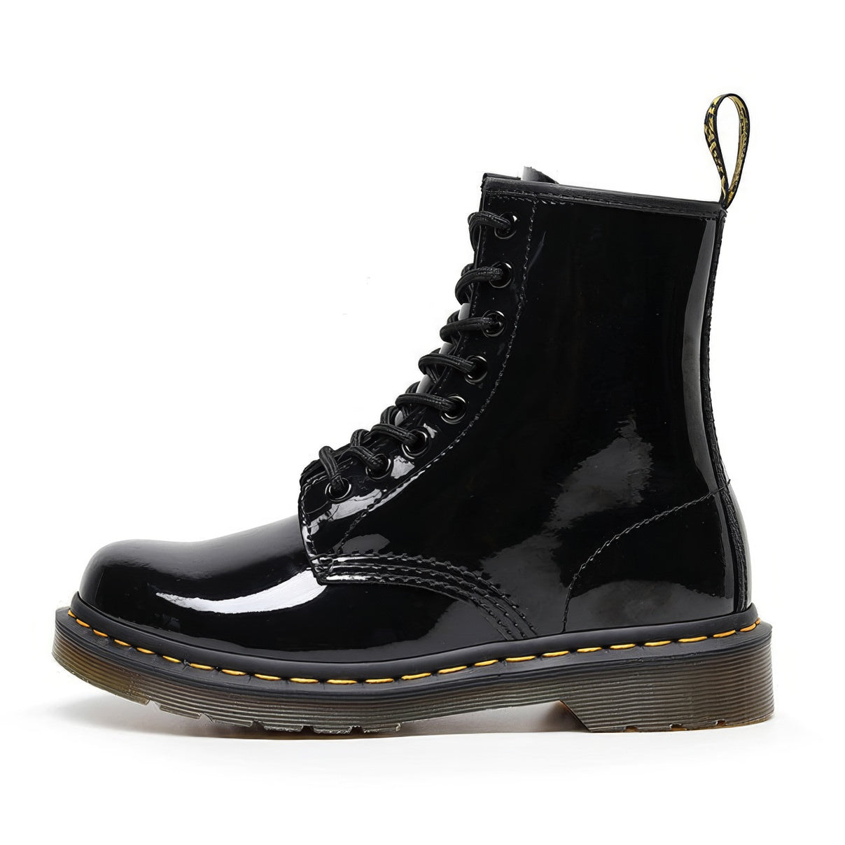 Smooth Finish Lace-Up Ankle Boots