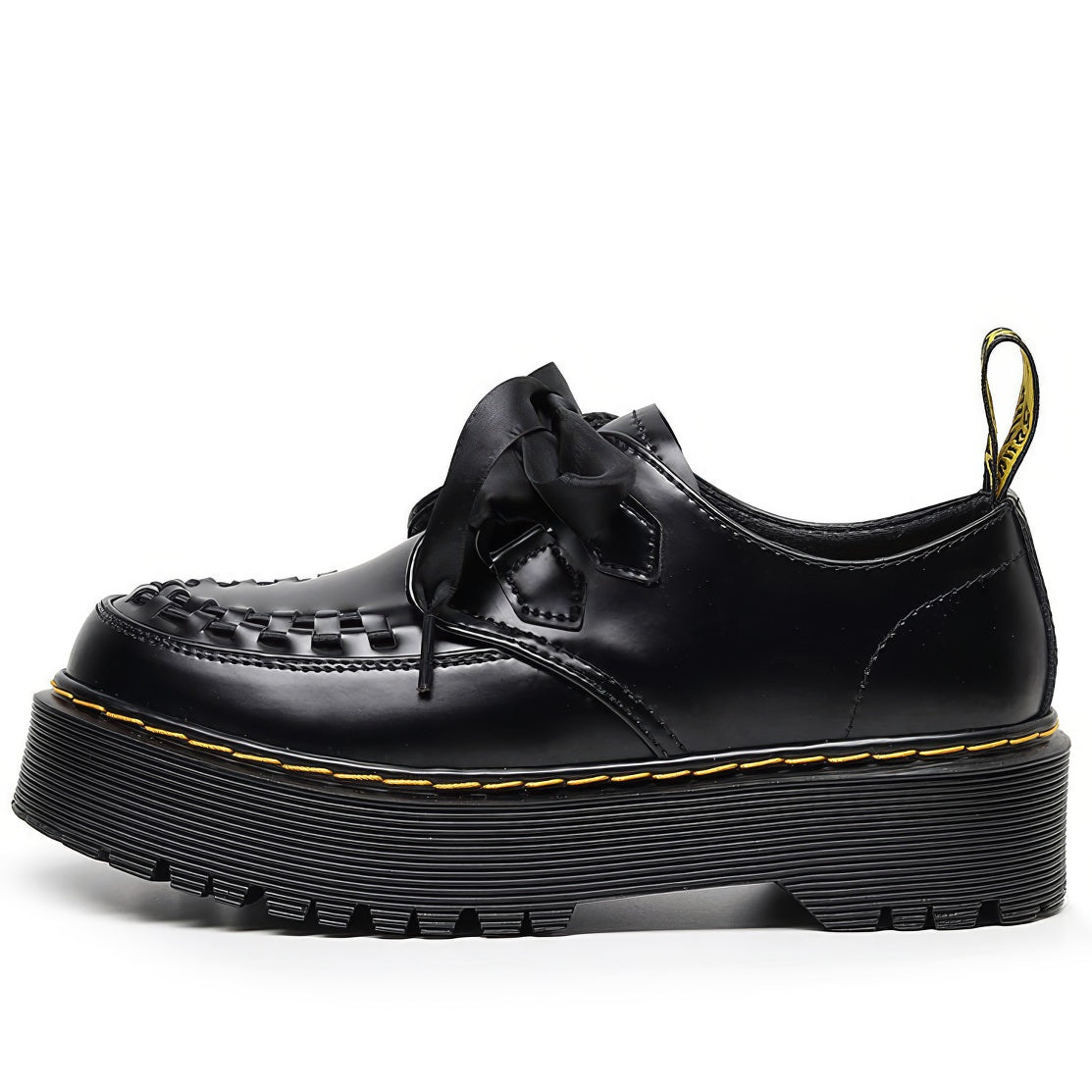 Ribbon Lace Platform Creeper Shoes