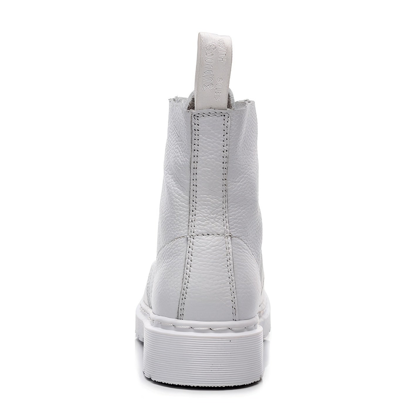 Rounded Toe Lace-Up Combat Boots