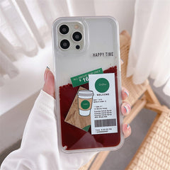 Iced Coffee Liquid Quicksand IPhone Case