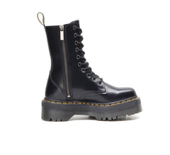 Side Zip Lace-Up Platform Combat Boots