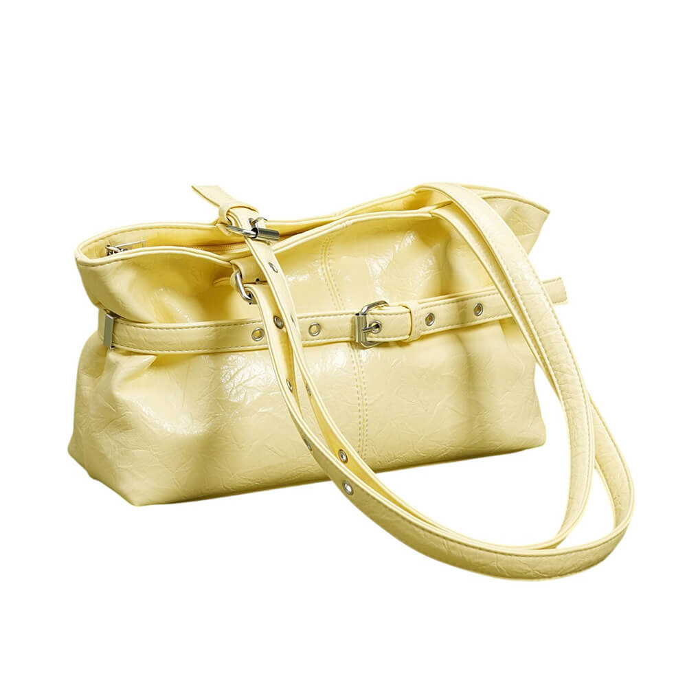 Gossip Goes Around Buckle Shoulder Bag