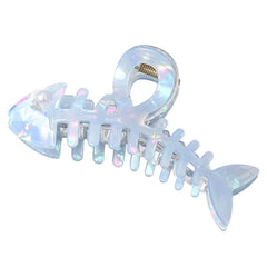 Iridescent Fish Bone Hair Claw
