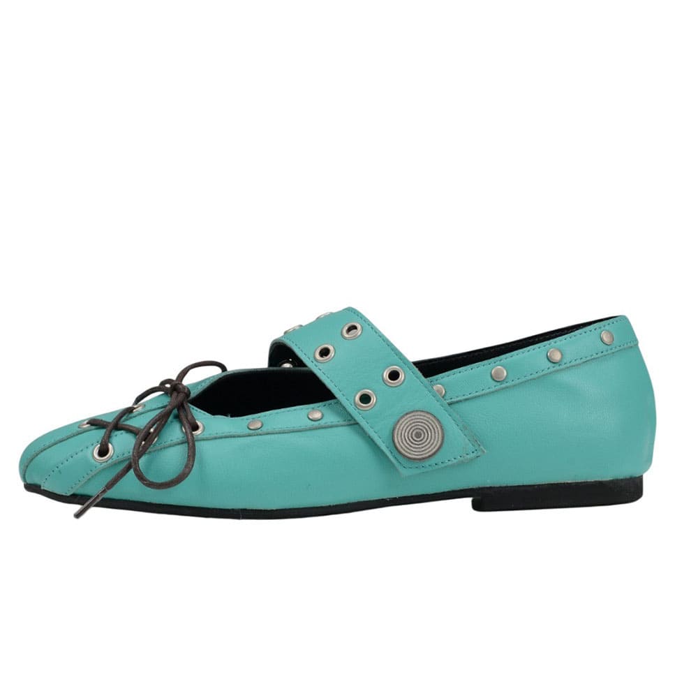 City Walk Lace Up Ballet Flats