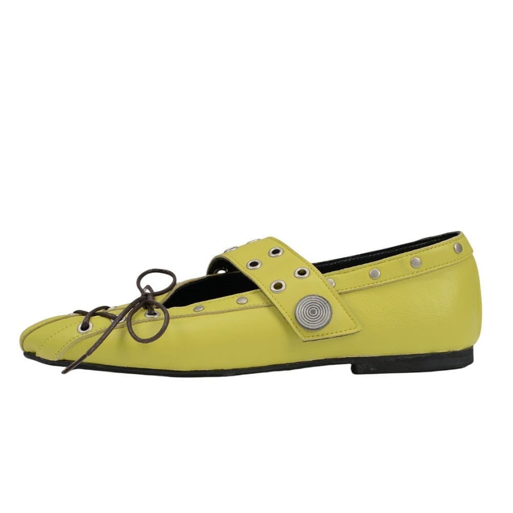 City Walk Lace Up Ballet Flats