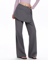 Library Crush Layered Skirt Pants