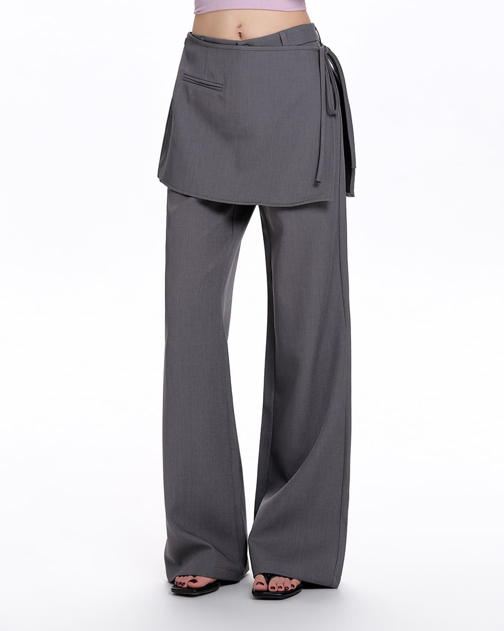 Library Crush Layered Skirt Pants