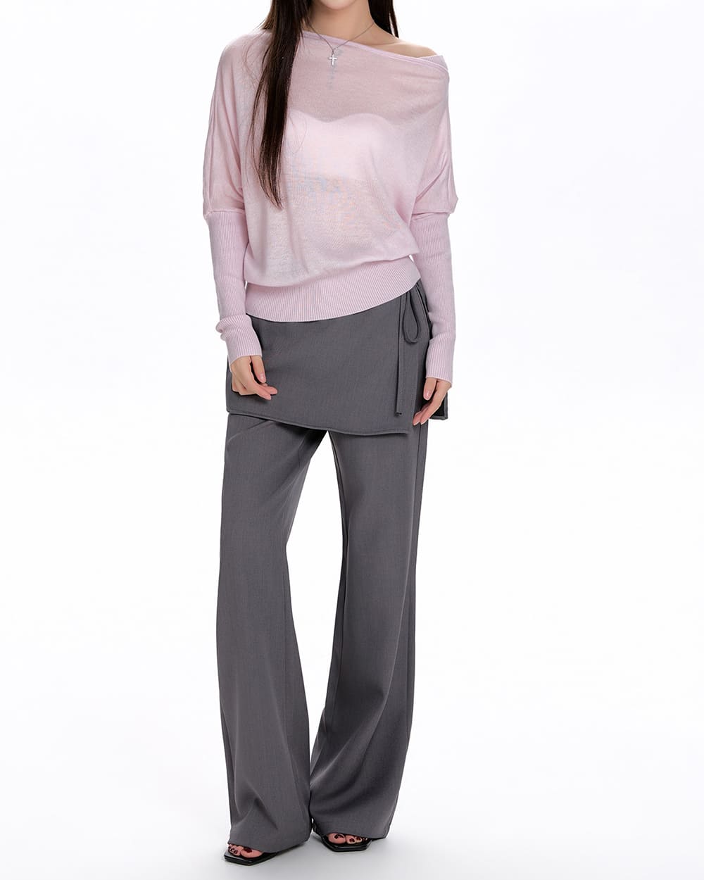 Library Crush Layered Skirt Pants