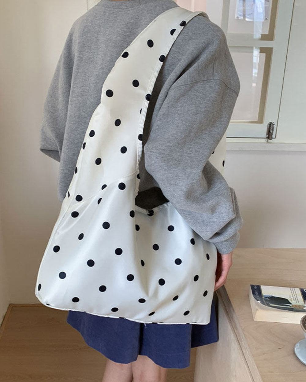 Lost In Paris Polka Dot Shoulder Bag