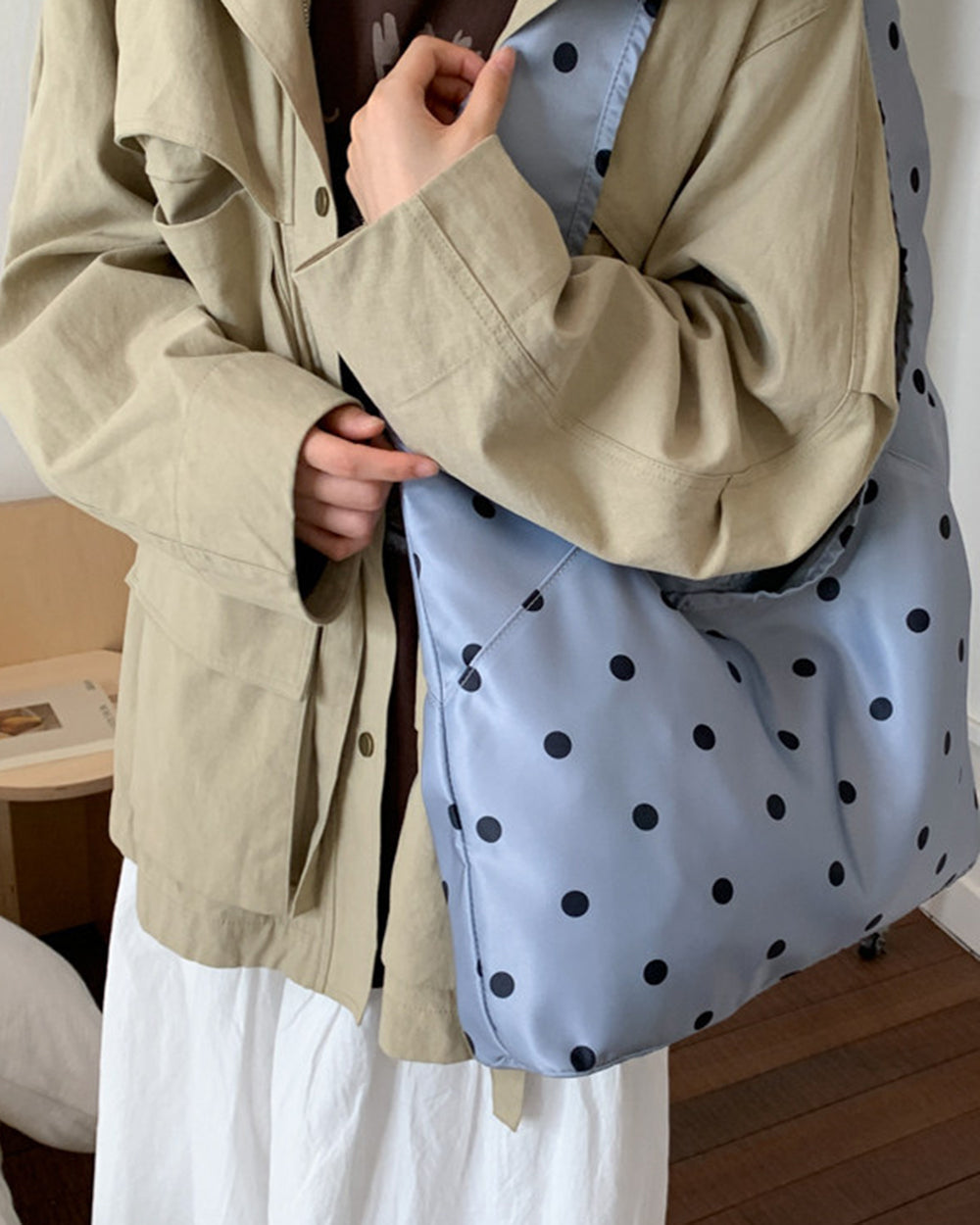 Lost In Paris Polka Dot Shoulder Bag
