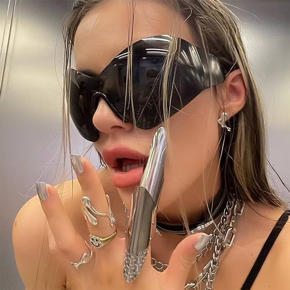 Access Denied Shield Mask Sunglasses