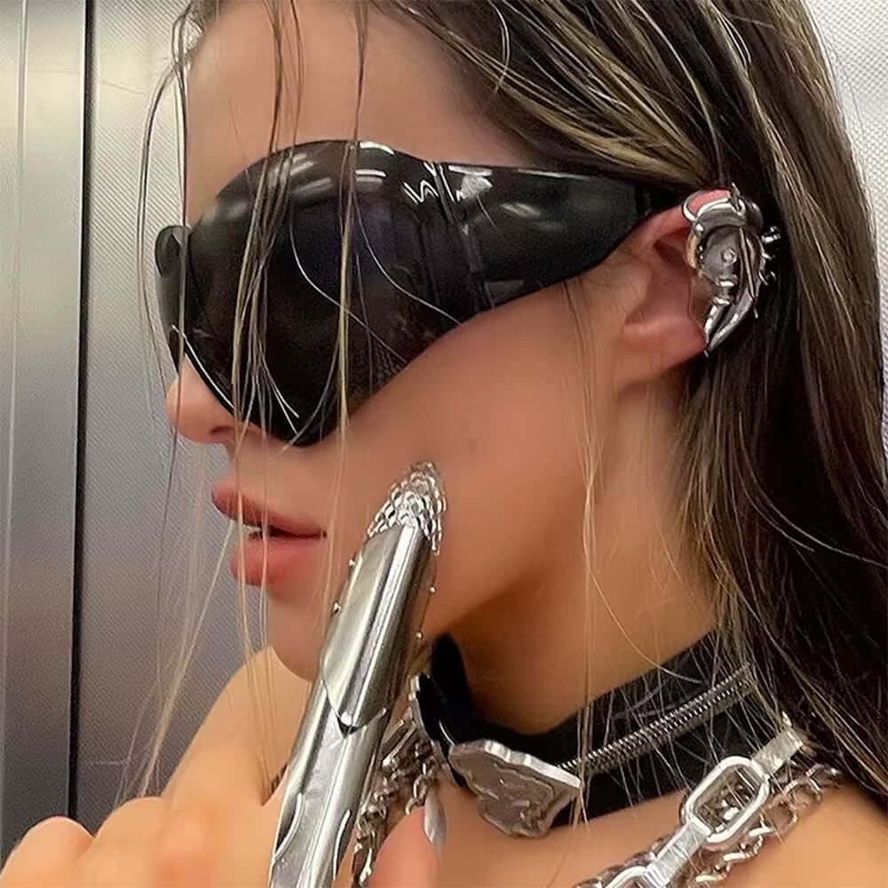 Access Denied Shield Mask Sunglasses