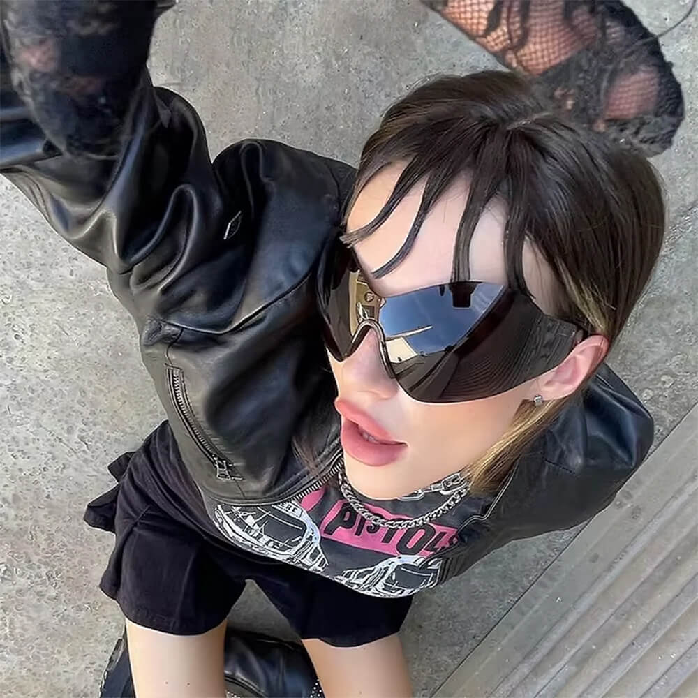 Access Denied Shield Mask Sunglasses
