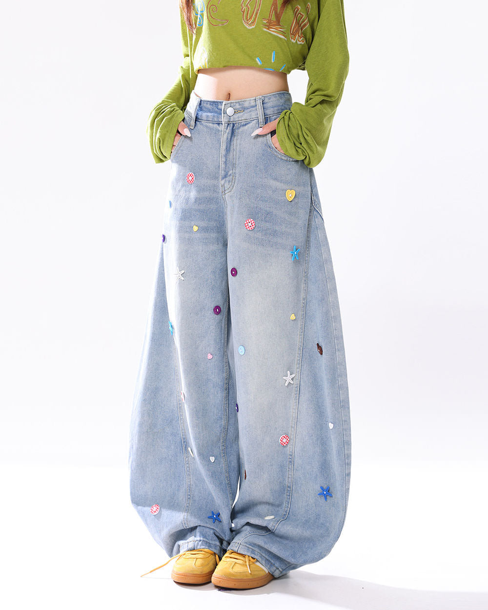 The Problem Child Wide Leg Jeans