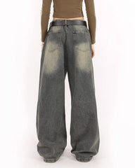 Rule Breakers Cut-Out Baggy Jeans