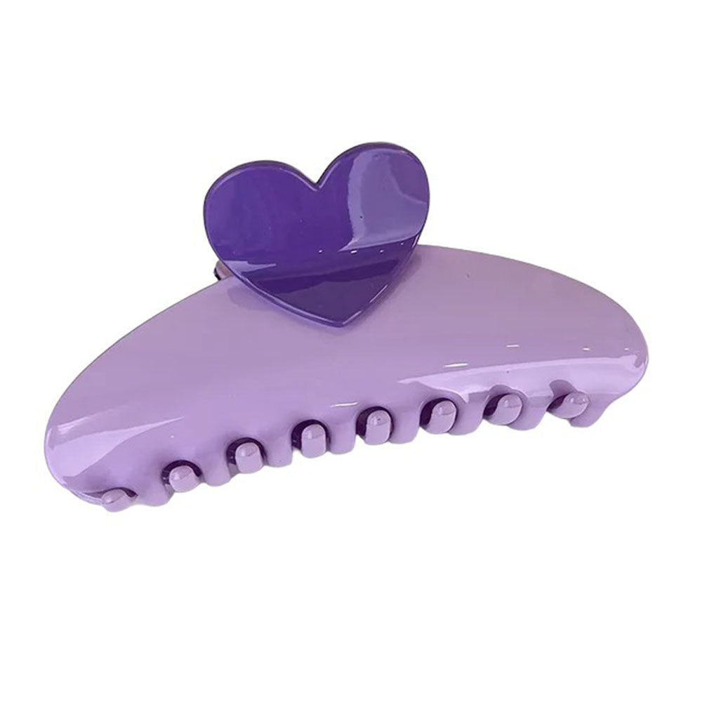 Soft Girl Aesthetic Heart Hair Claw