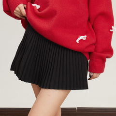 Missed Calls Pleated Skirt