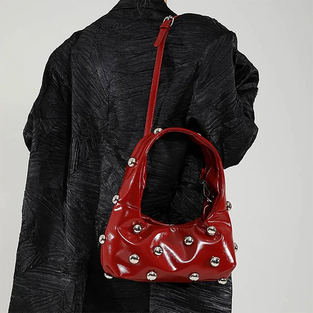 Model Off Duty Studded Bag