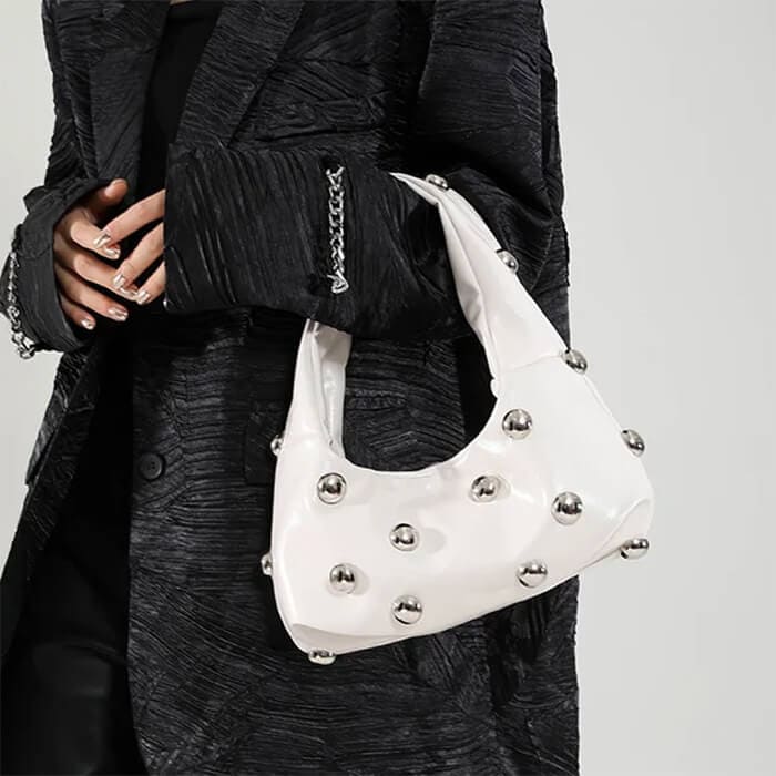 Model Off Duty Studded Bag