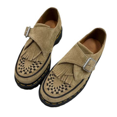 Self Made Fringe Suede Loafers