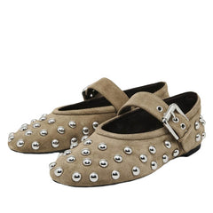 Soho Beaded Mary Jane Ballet Flats