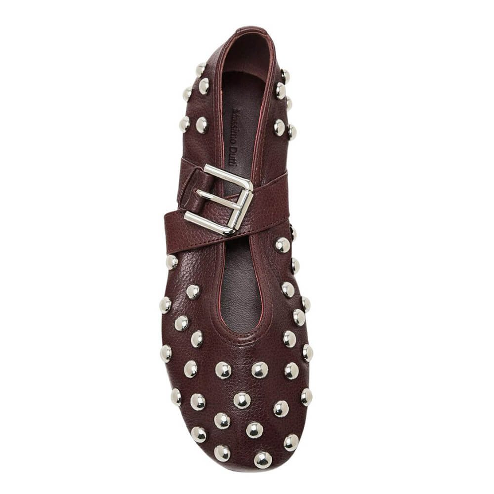 Soho Beaded Mary Jane Ballet Flats