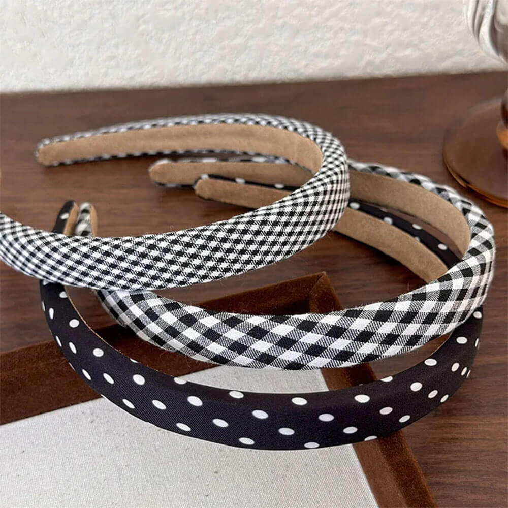 Black & White Preppy Style Headband