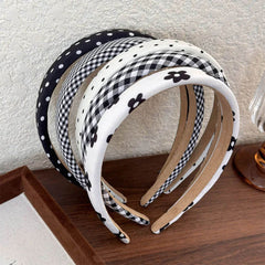 Black & White Preppy Style Headband