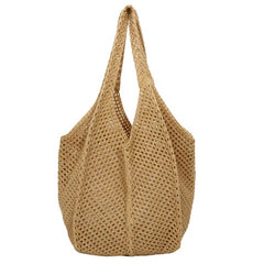 Bow Crochet Tote Bag