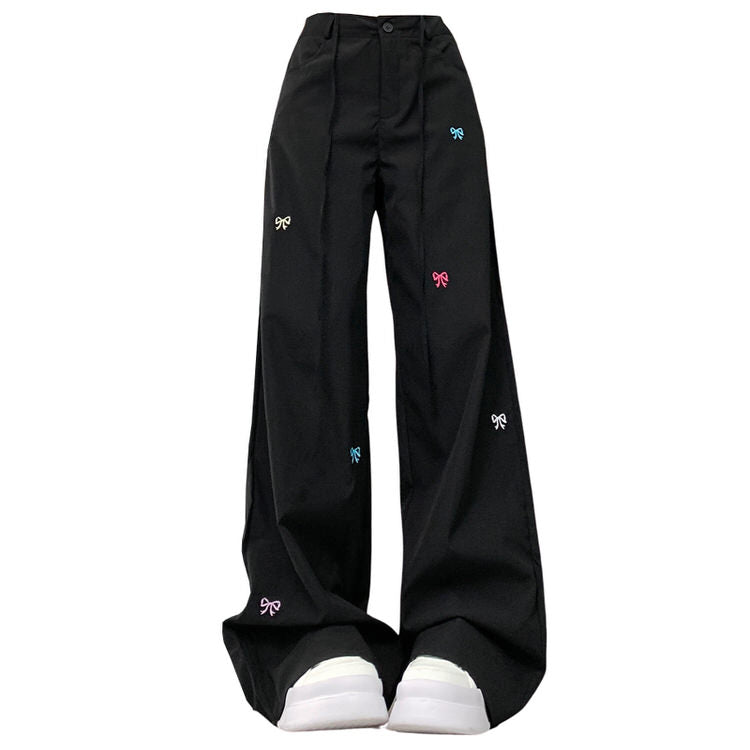 Coquette Aesthetic Bow Pants