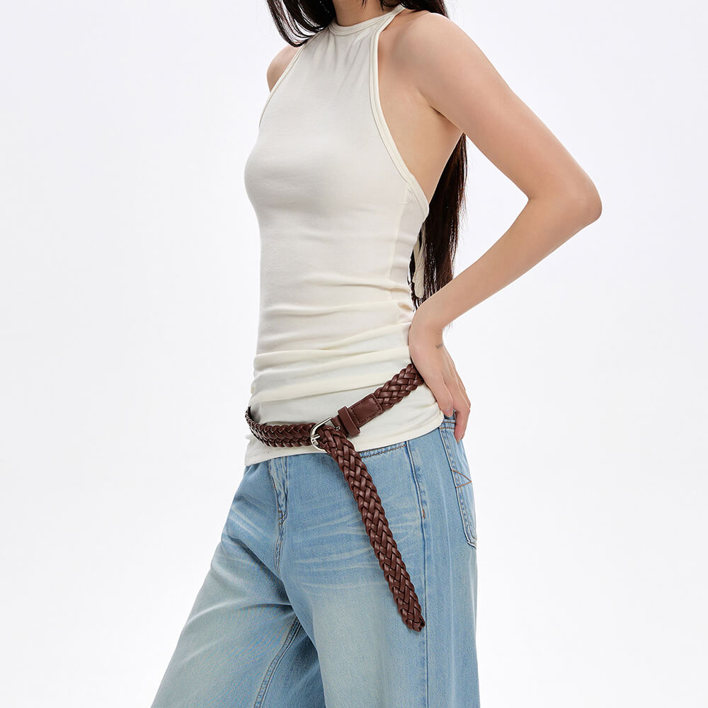Easy Outfit Braided Waist Belt