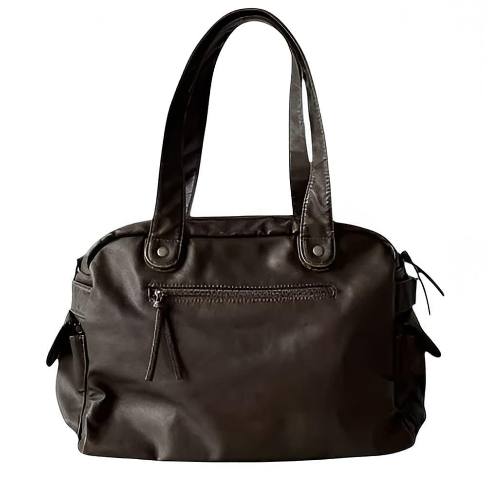 Brown Multi Pocket Shoulder Bag