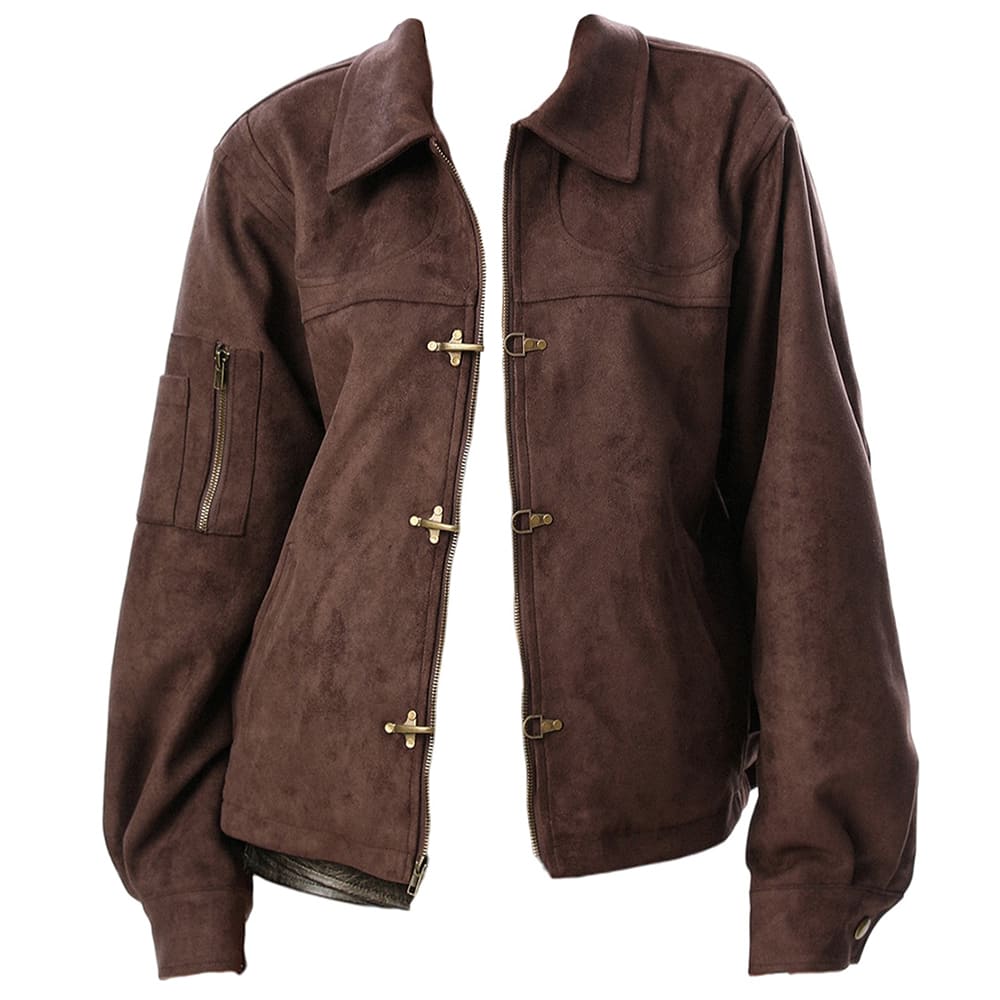 Burnt Sugar Suede Jacket