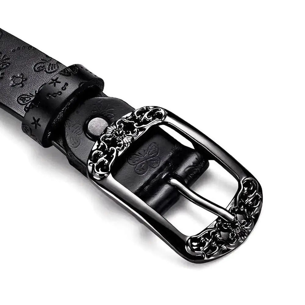 Midnight Butterfly Western Belt