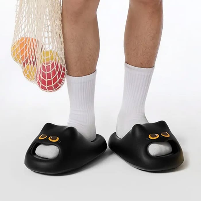 Cat Chunky Aesthetic Slippers