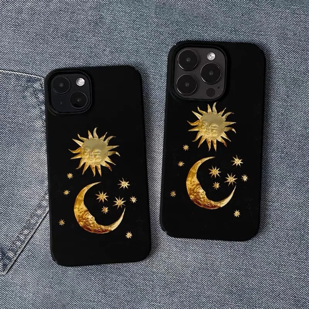 Celestial Sun & Moon iPhone Case