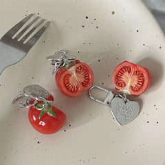 Cherry Tomato 3 pcs Keychain Set