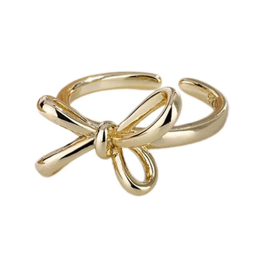 Coquette Aesthetic Bow Ring