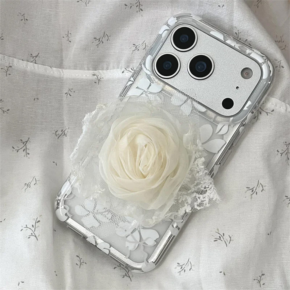Coquette Aesthetic Rose iPhone Case