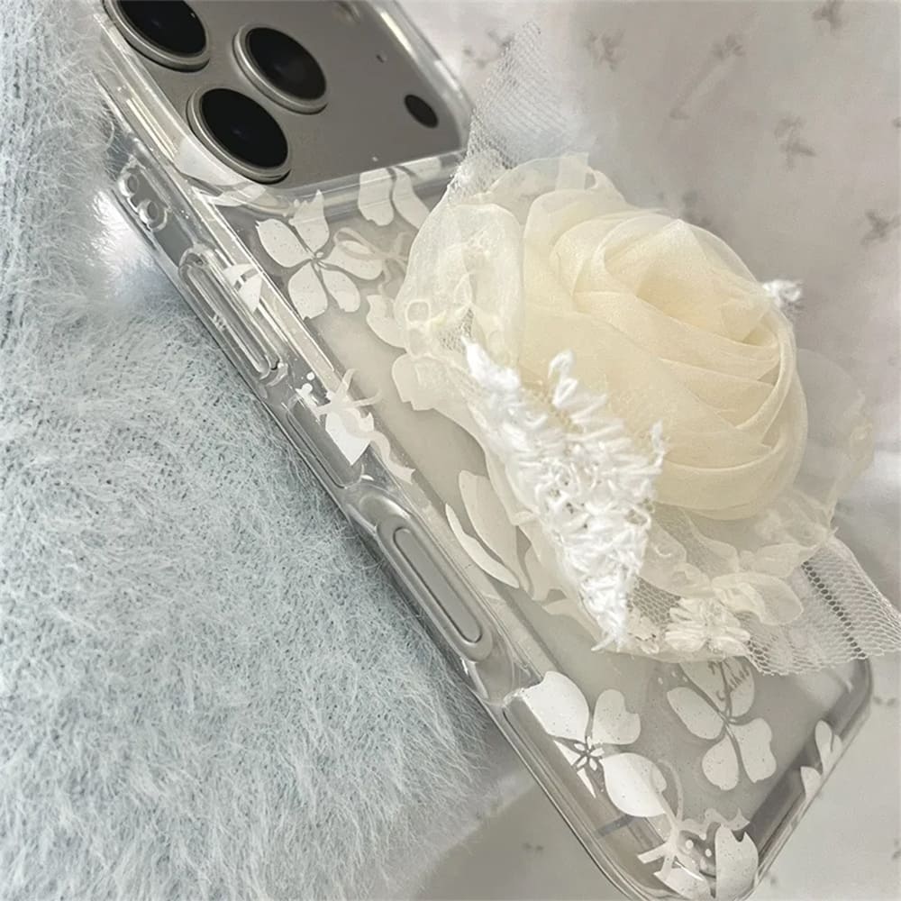 Coquette Aesthetic Rose iPhone Case
