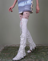 Coquette Ruffle Lace Leg Warmers