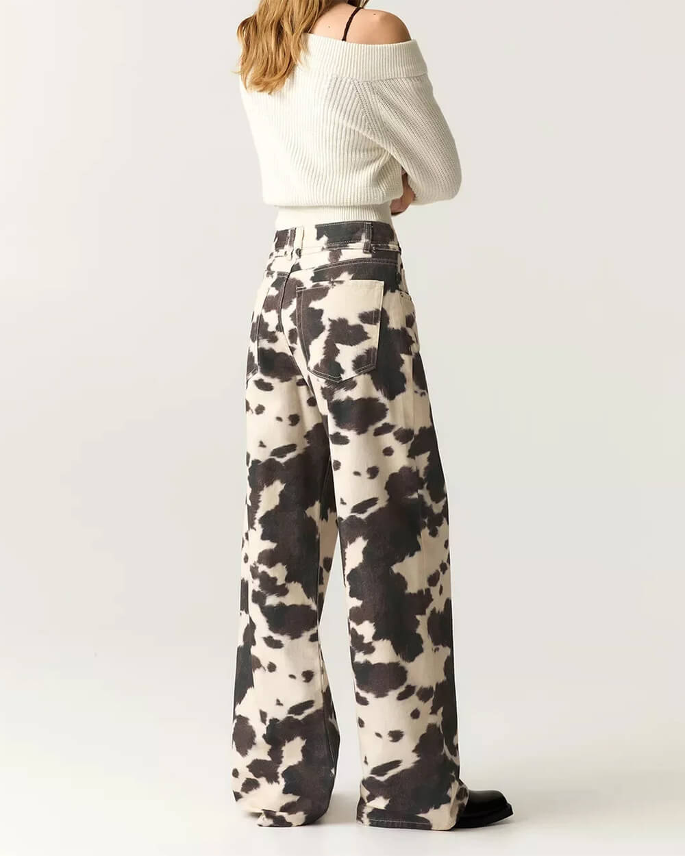 Cow Print Teen Craft Pants