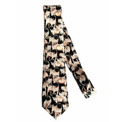 Cute Pug Pattern Tie