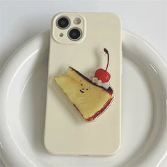 Cute Basque Cake Phone Grip