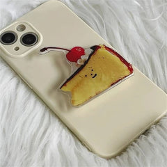 Cute Basque Cake Phone Grip
