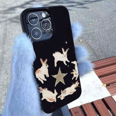 Dancing Rabbits iPhone Case